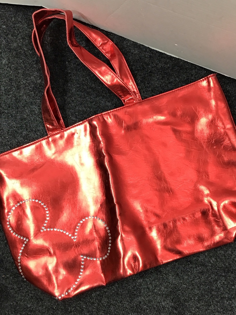 Disney Parks Mickey Mouse reversible  large tote with rhinestones